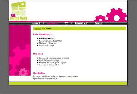 Site web ralis pour l'examen de mes lves
